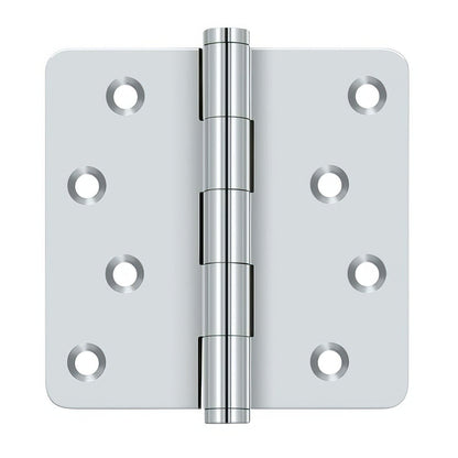 Deltana DSB4R4-RZ 4" x 4" 1/4" Radius Corner Ball Bearing Door Hinge