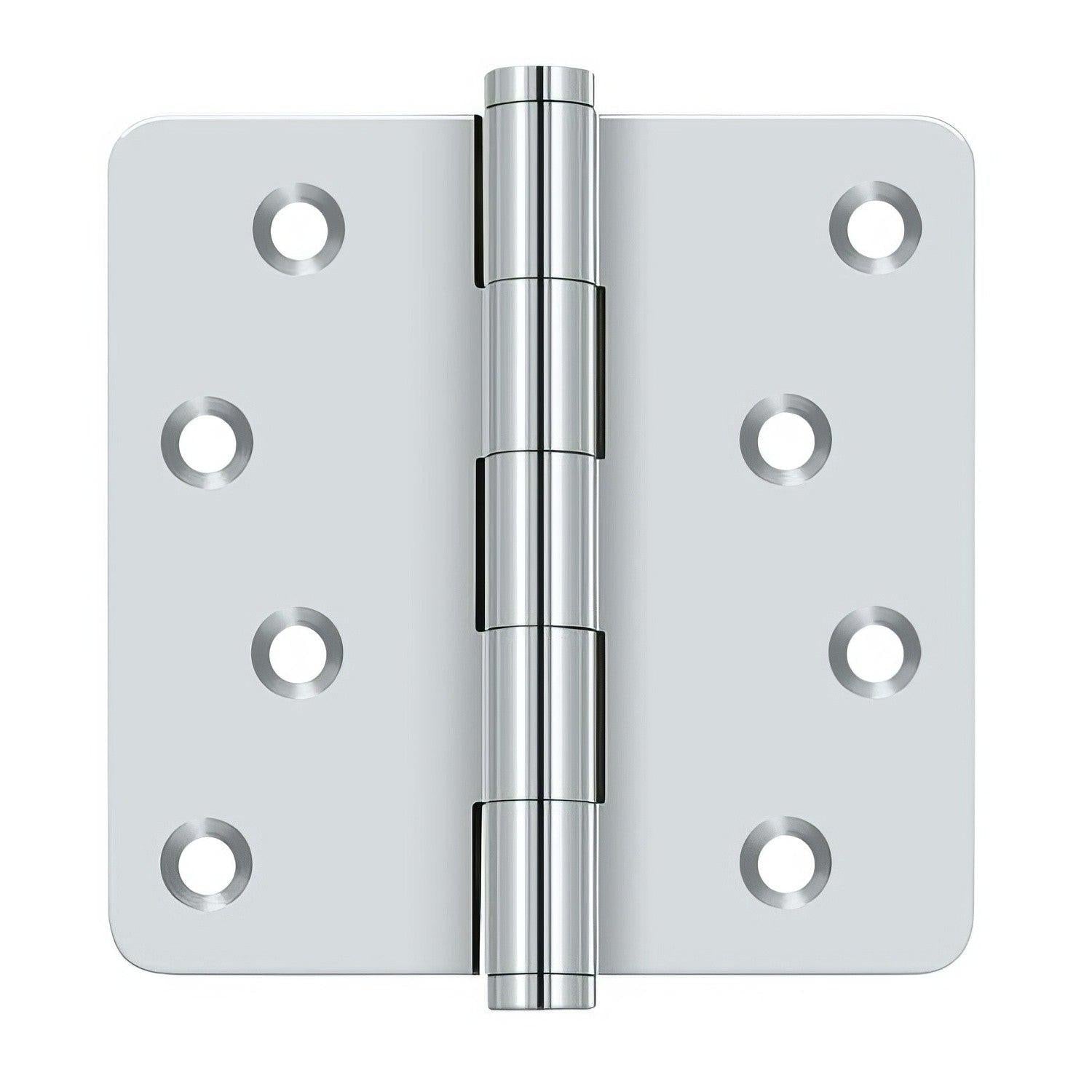 Deltana DSB4R4-RZ 4" x 4" 1/4" Radius Corner Ball Bearing Door Hinge