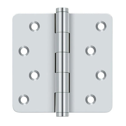 Deltana DSB4R4-RZ 4" x 4" 1/4" Radius Corner Ball Bearing Door Hinge