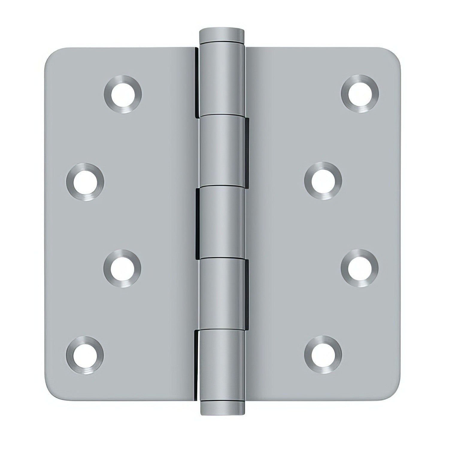 Deltana DSB4R4-RZ 4" x 4" 1/4" Radius Corner Ball Bearing Door Hinge