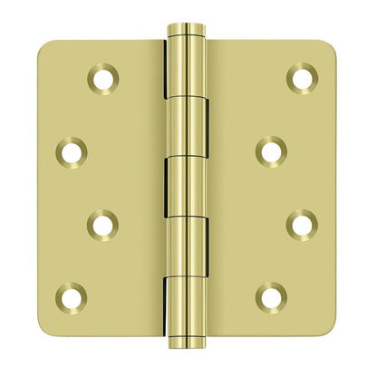 Deltana DSB4R4-RZ 4" x 4" 1/4" Radius Corner Ball Bearing Door Hinge
