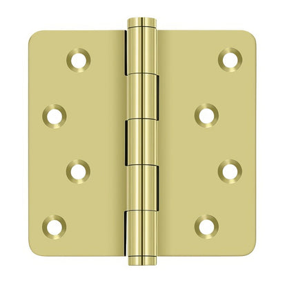 Deltana DSB4R4-RZ 4" x 4" 1/4" Radius Corner Ball Bearing Door Hinge