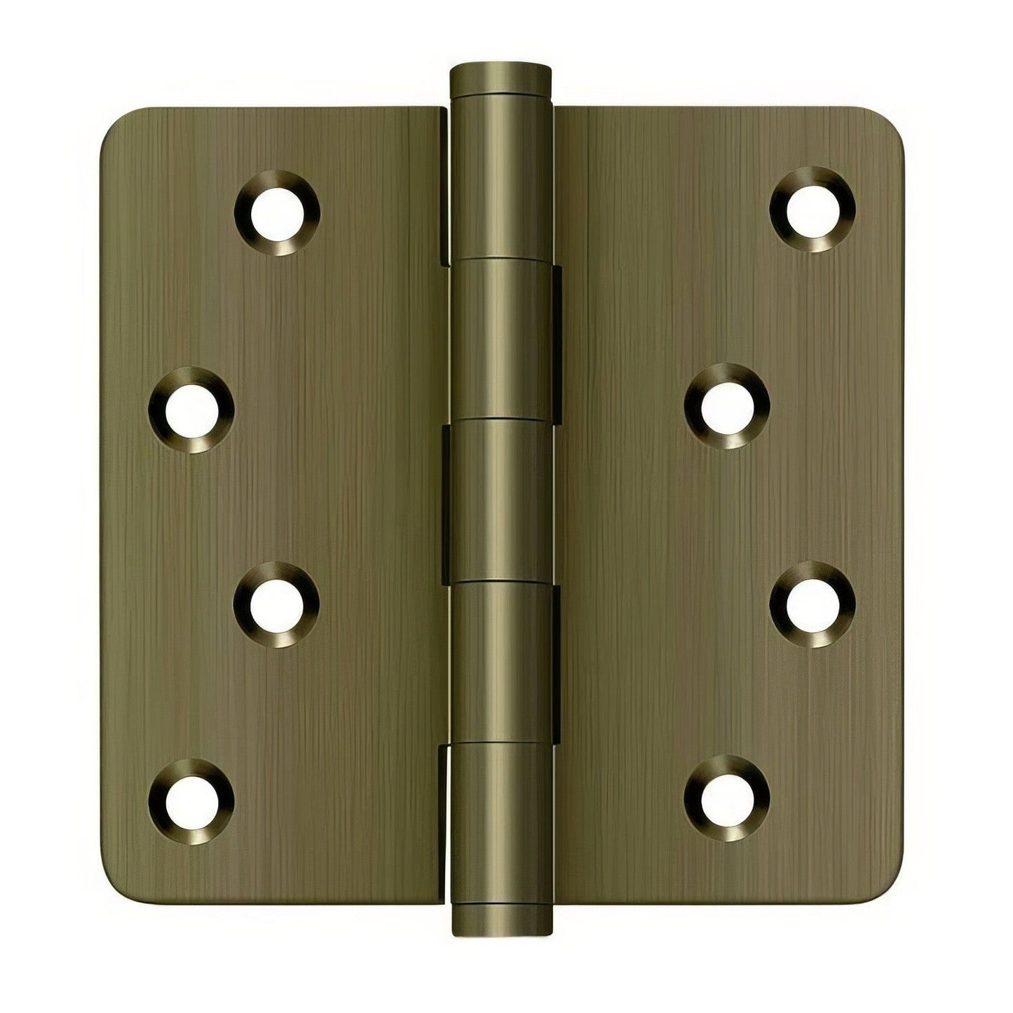 Deltana DSB4R4-RZ 4" x 4" 1/4" Radius Corner Ball Bearing Door Hinge
