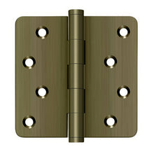 Deltana DSB4R4-RZ 4" x 4" 1/4" Radius Corner Ball Bearing Door Hinge