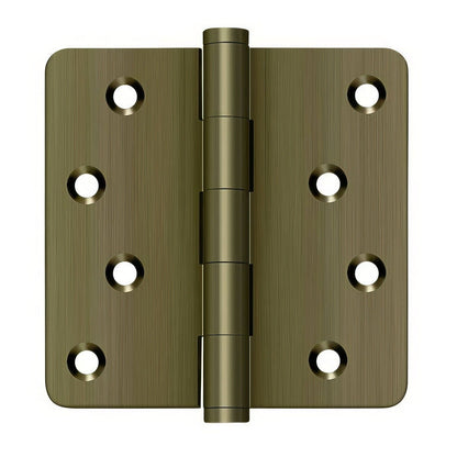 Deltana DSB4R4-RZ 4" x 4" 1/4" Radius Corner Ball Bearing Door Hinge