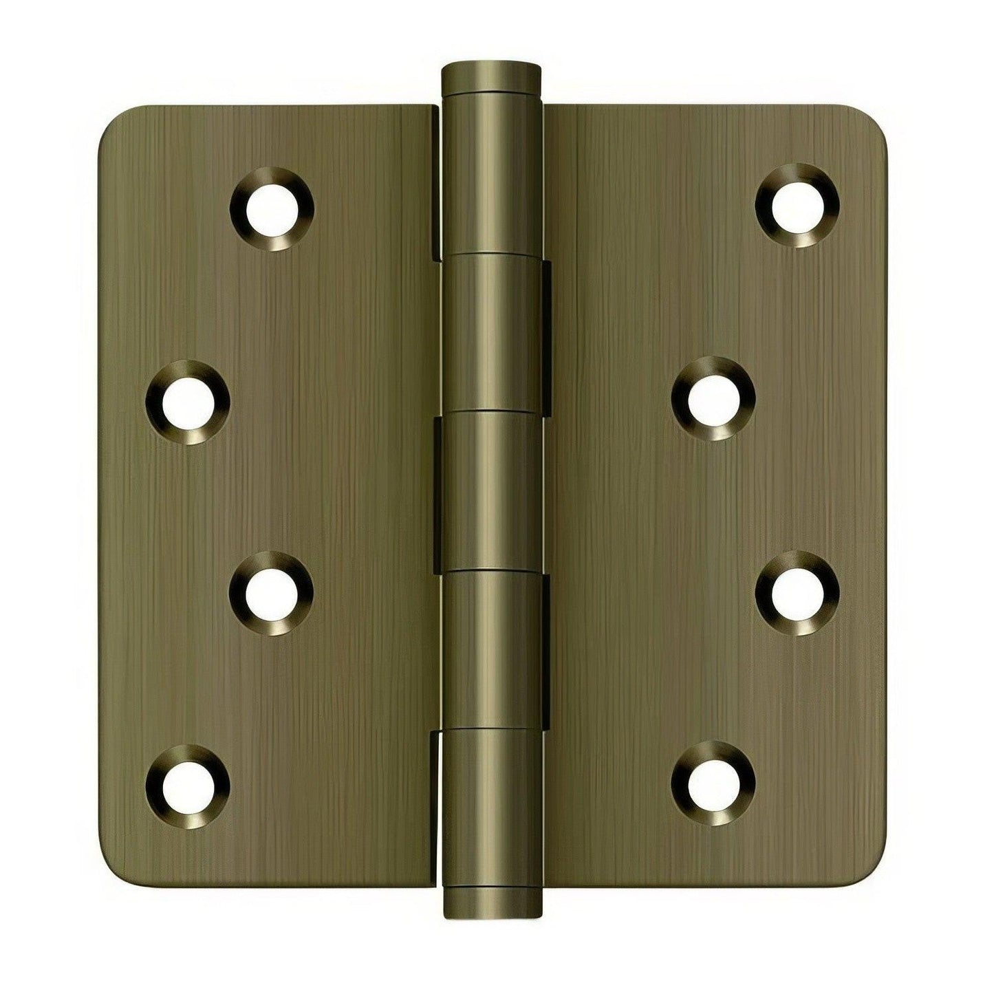 Deltana DSB4R4-RZ 4" x 4" 1/4" Radius Corner Ball Bearing Door Hinge