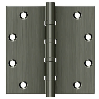 Deltana DSB55B 5" x 5" Square Corner Ball Bearing Door Hinge