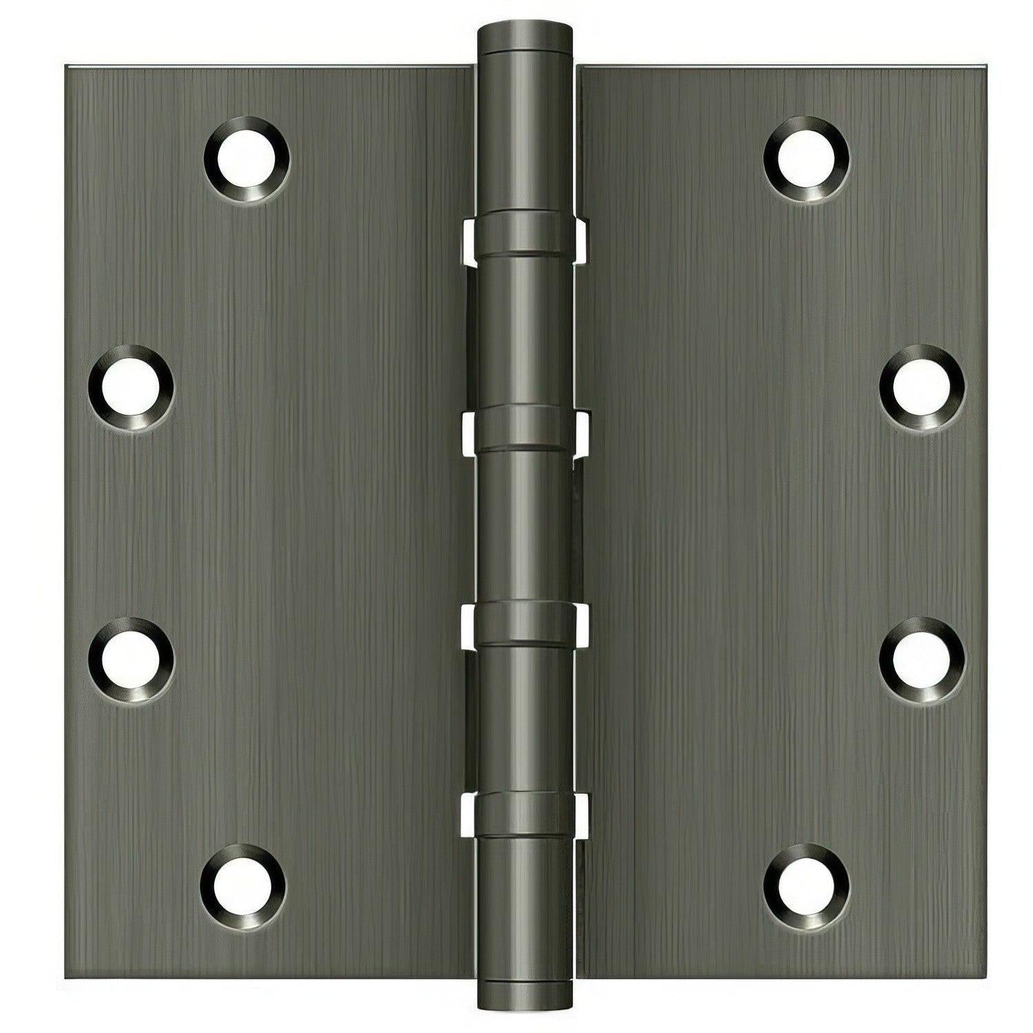 Deltana DSB55B 5" x 5" Square Corner Ball Bearing Door Hinge