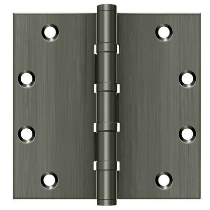 Deltana DSB55B 5" x 5" Square Corner Ball Bearing Door Hinge