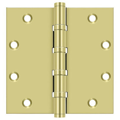 Deltana DSB55B 5" x 5" Square Corner Ball Bearing Door Hinge