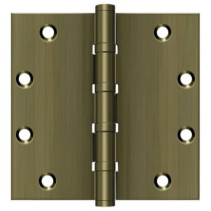 Deltana DSB55B 5" x 5" Square Corner Ball Bearing Door Hinge