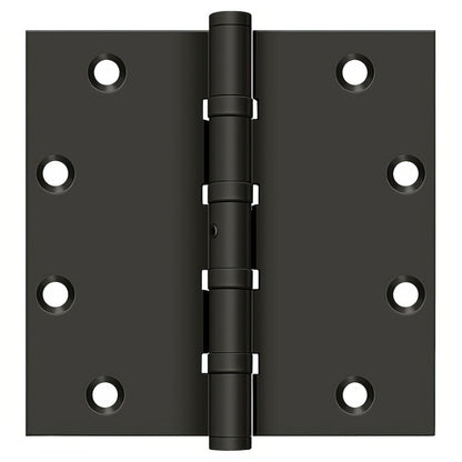 Deltana DSB55NB 5" x 5" NRP Square Corner Ball Bearing Door Hinge