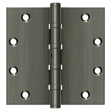 Deltana DSB55NB 5" x 5" NRP Square Corner Ball Bearing Door Hinge