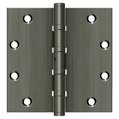 Deltana DSB55NB 5" x 5" NRP Square Corner Ball Bearing Door Hinge