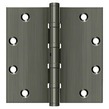 Deltana DSB55NB 5" x 5" NRP Square Corner Ball Bearing Door Hinge