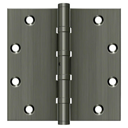 Deltana DSB55NB 5" x 5" NRP Square Corner Ball Bearing Door Hinge