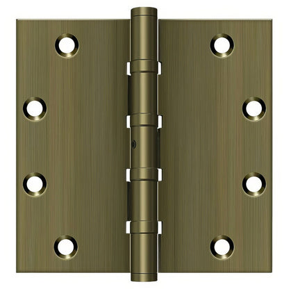 Deltana DSB55NB 5" x 5" NRP Square Corner Ball Bearing Door Hinge