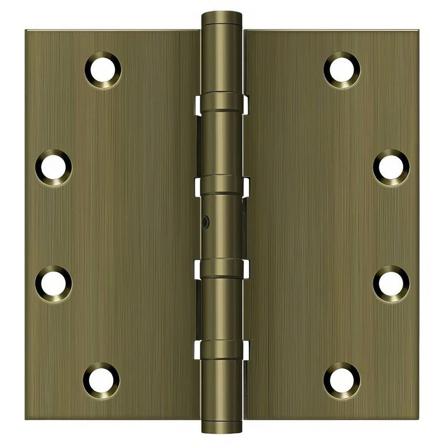 Deltana DSB55NB 5" x 5" NRP Square Corner Ball Bearing Door Hinge