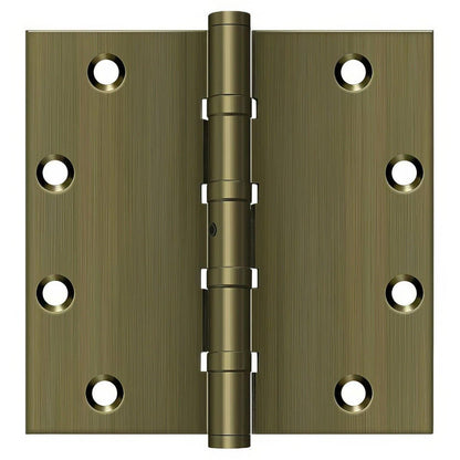 Deltana DSB55NB 5" x 5" NRP Square Corner Ball Bearing Door Hinge