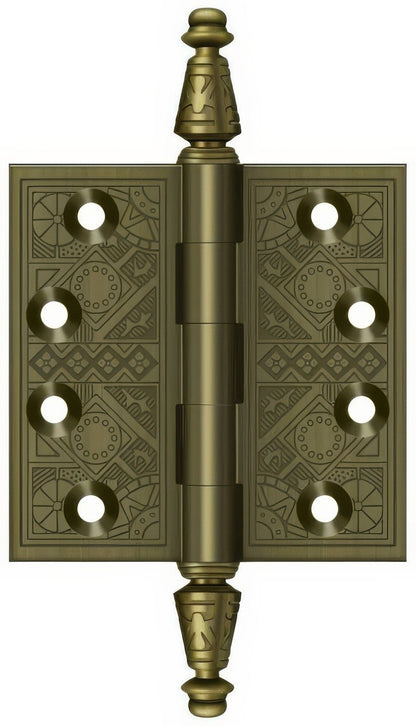 Deltana DSBP35 3-1/2" x 3-1/2" Square Corner Door Hinge