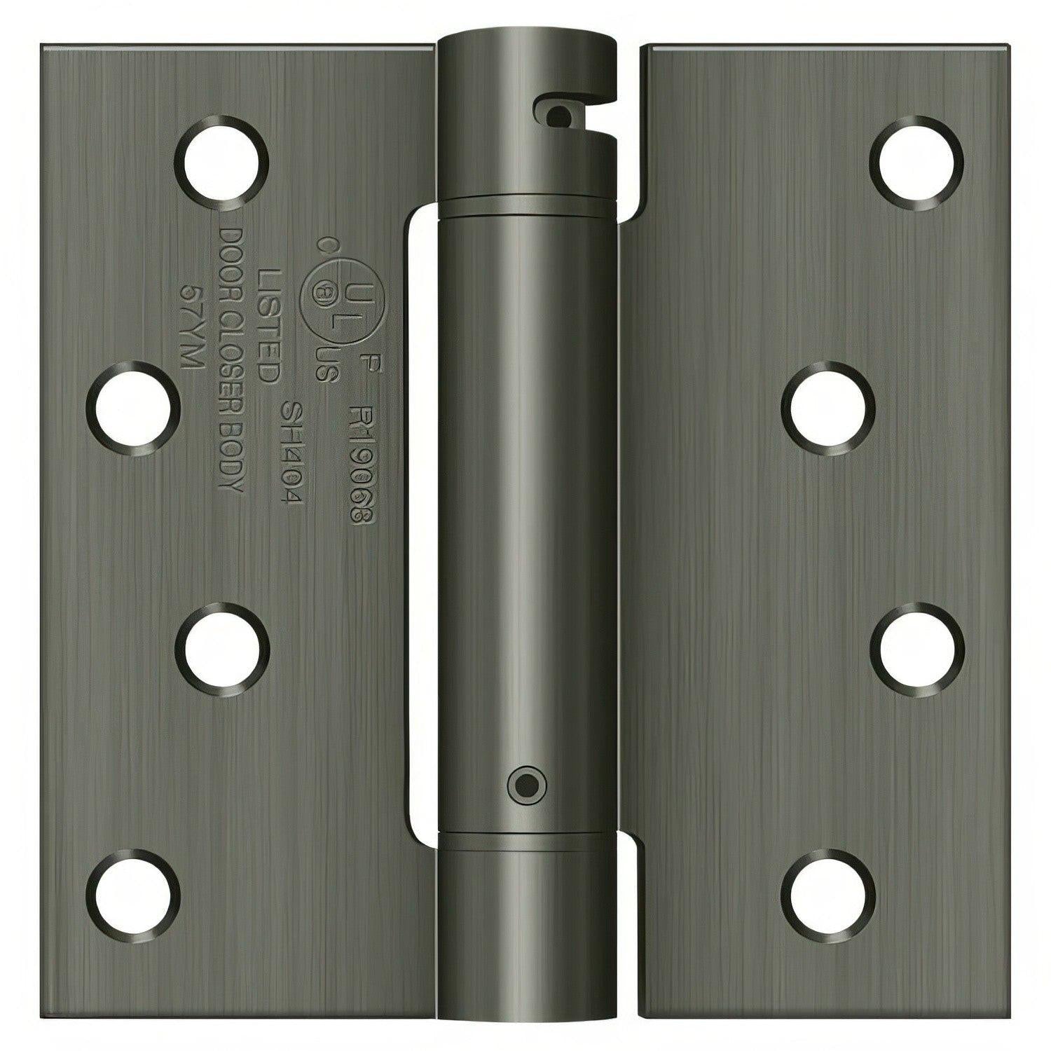 Deltana DSH44 4" x 4" NRP Square Corner Spring Hinge