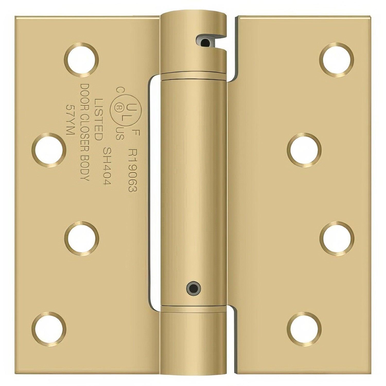 Deltana DSH44 4" x 4" NRP Square Corner Spring Hinge