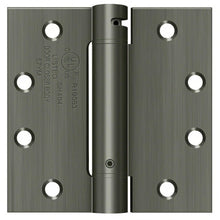 Deltana DSH45 4-1/2" x 4-1/2" NRP Square Corner Spring Hinge.