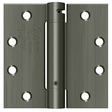 Deltana DSH45 4-1/2" x 4-1/2" NRP Square Corner Spring Hinge.