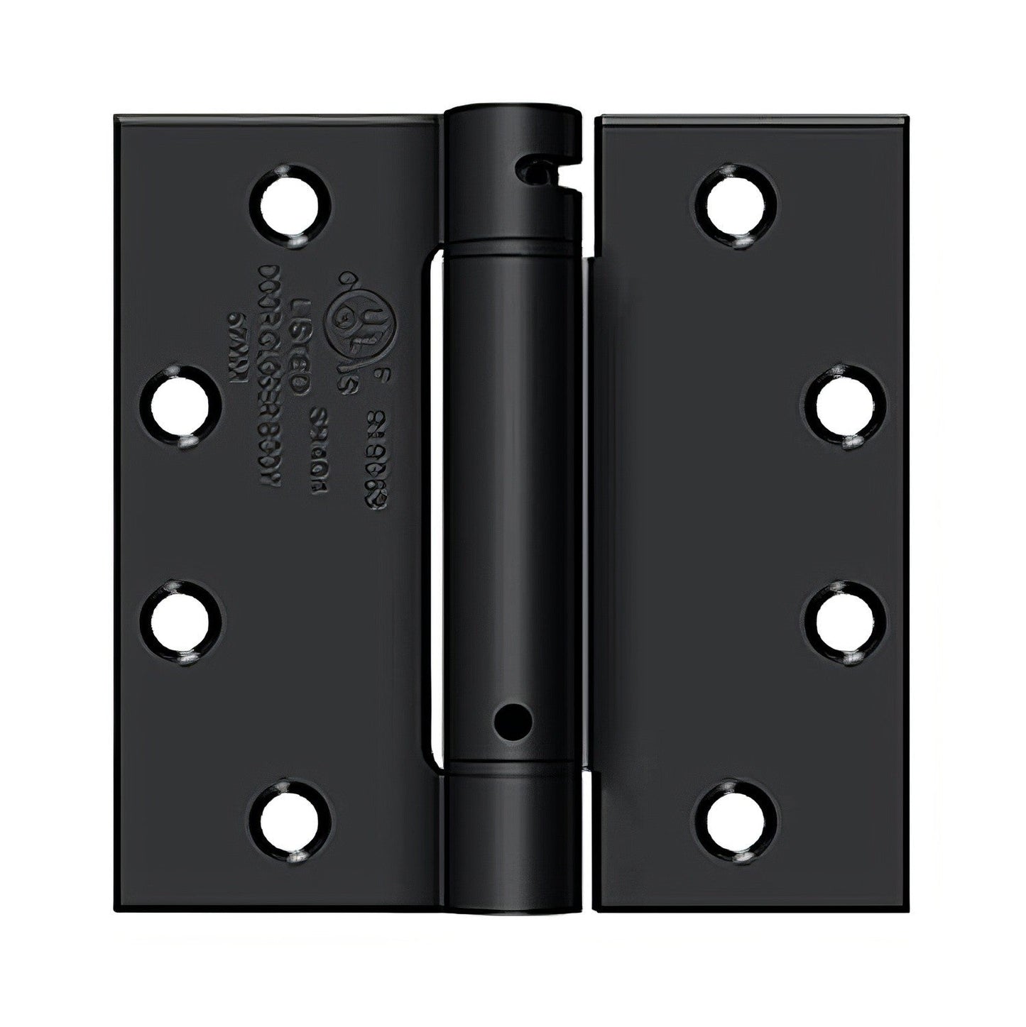 Deltana DSH45 4-1/2" x 4-1/2" NRP Square Corner Spring Hinge.