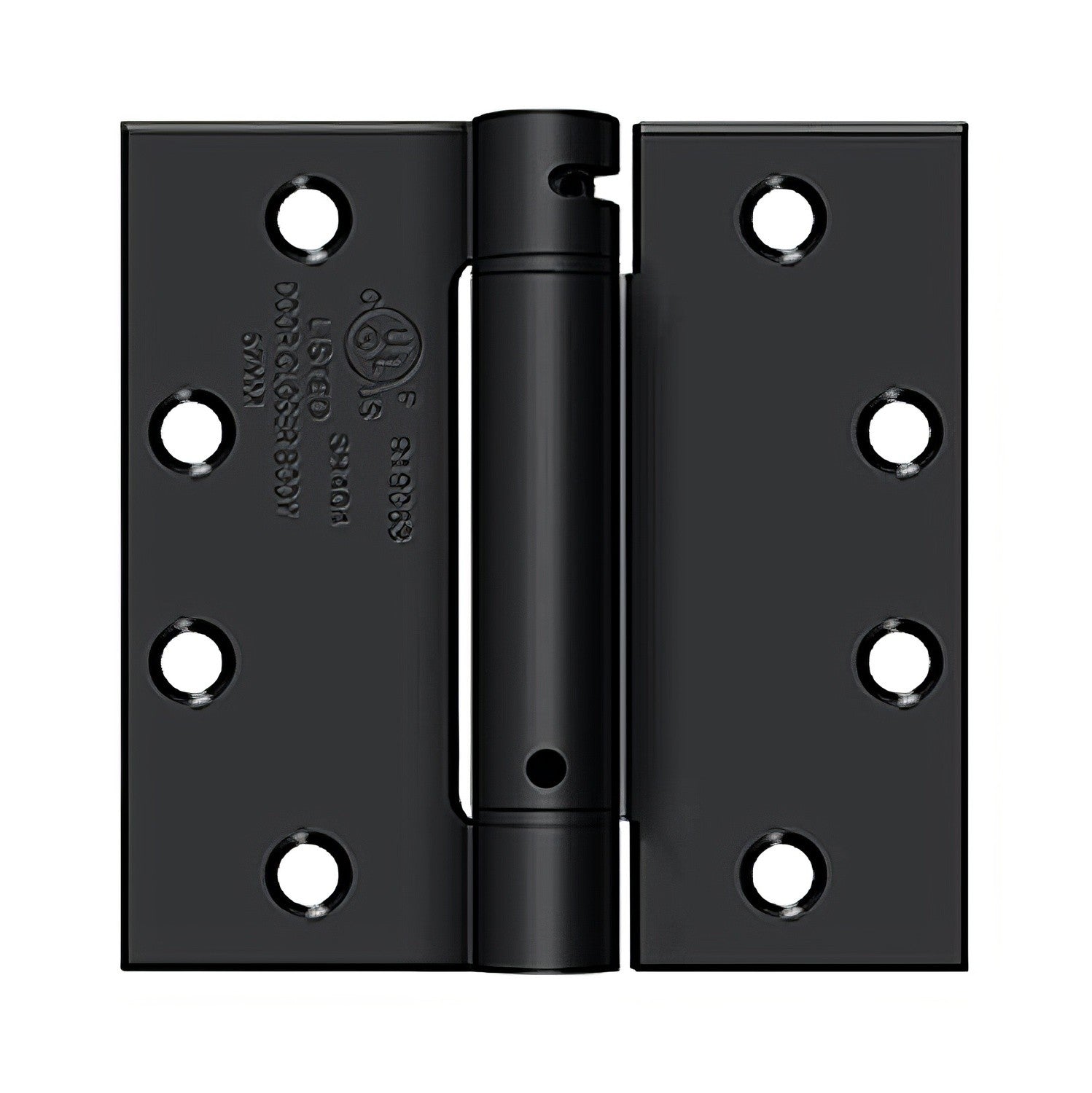 Deltana DSH45 4-1/2" x 4-1/2" NRP Square Corner Spring Hinge.
