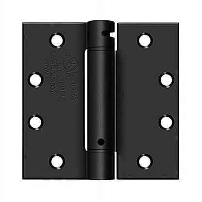 Deltana DSH45 4-1/2" x 4-1/2" NRP Square Corner Spring Hinge.