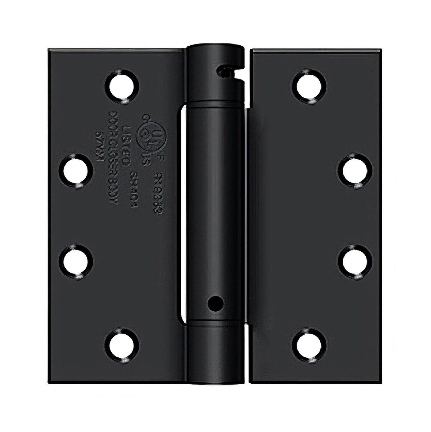 Deltana DSH45 4-1/2" x 4-1/2" NRP Square Corner Spring Hinge.