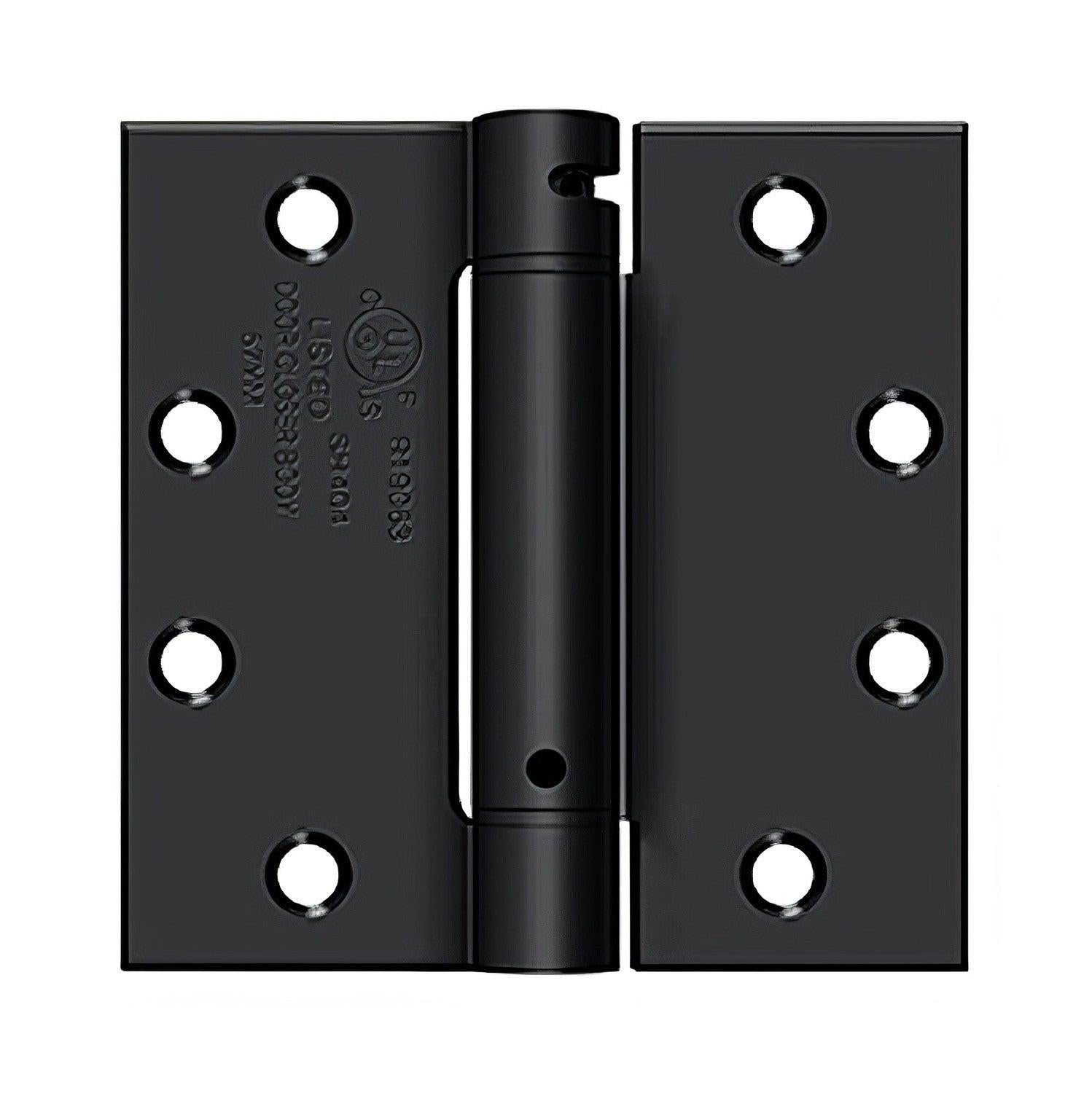 Deltana DSH45 4-1/2" x 4-1/2" NRP Square Corner Spring Hinge.