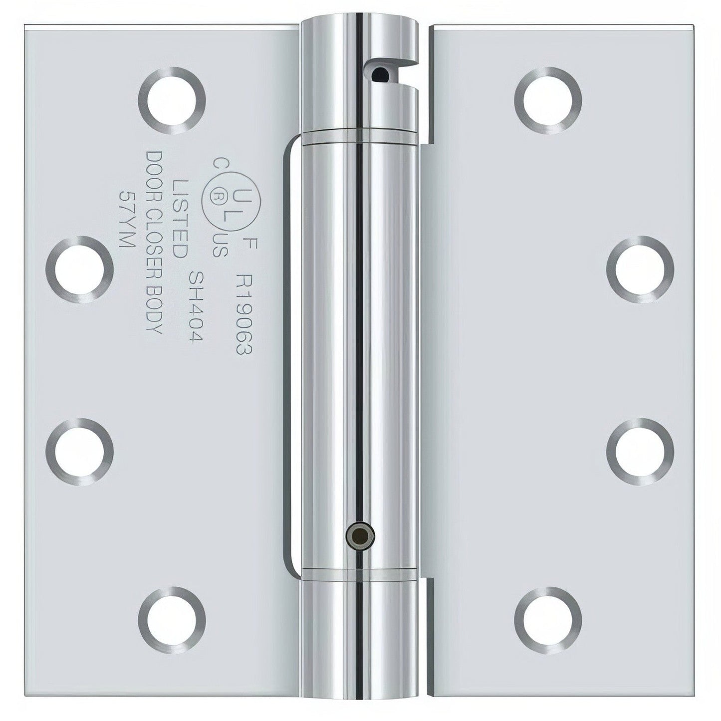 Deltana DSH45 4-1/2" x 4-1/2" NRP Square Corner Spring Hinge.