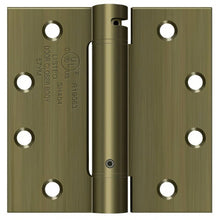Deltana DSH45 4-1/2" x 4-1/2" NRP Square Corner Spring Hinge.