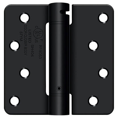 Deltana DSH4R4 4" x 4" NRP Spring Hinge with 1/4" Radius Corner - Sold Each