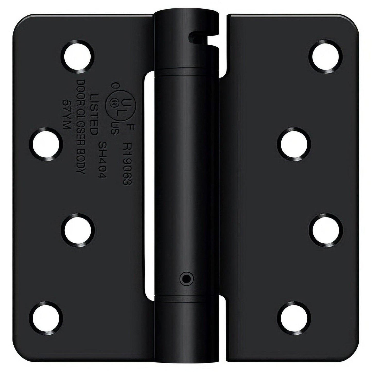 Deltana DSH4R4 4" x 4" NRP Spring Hinge with 1/4" Radius Corner - Sold Each.
