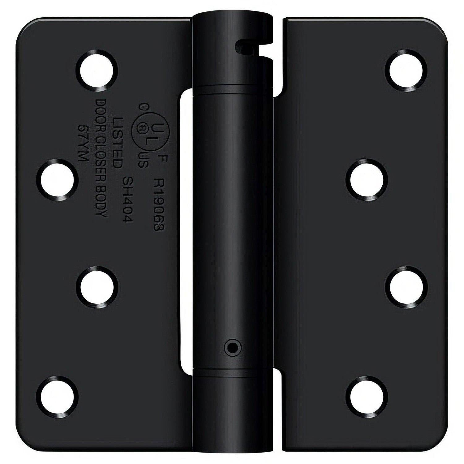 Deltana DSH4R4 4" x 4" NRP Spring Hinge with 1/4" Radius Corner - Sold Each.