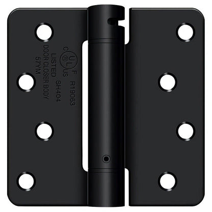 Deltana DSH4R4 4" x 4" NRP Spring Hinge with 1/4" Radius Corner - Sold Each.
