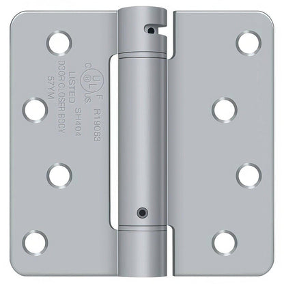 Deltana DSH4R4 4" x 4" NRP Spring Hinge with 1/4" Radius Corner - Sold Each.