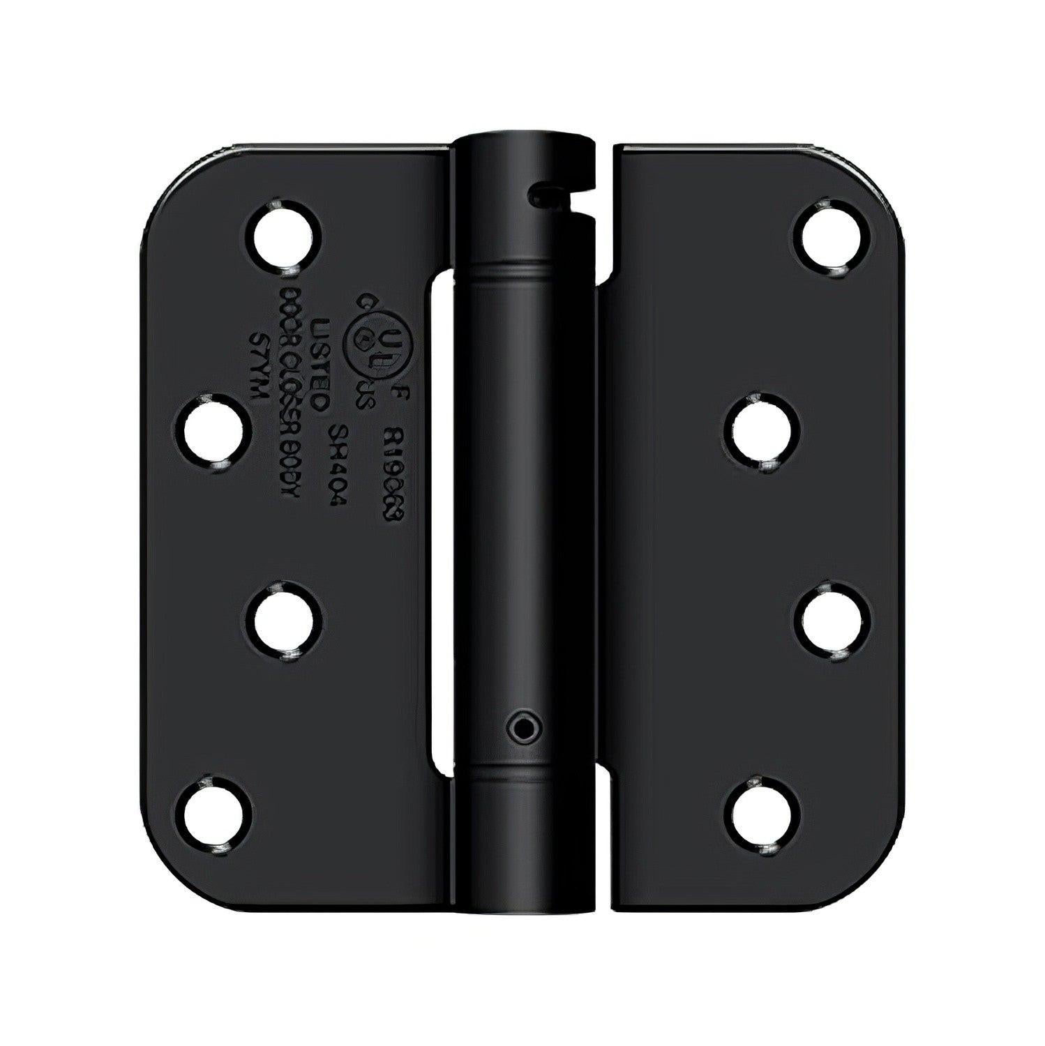 Deltana DSH4R5 4" x 4" NRP Spring Hinge with 5/8" Radius Corner - Sold Each.