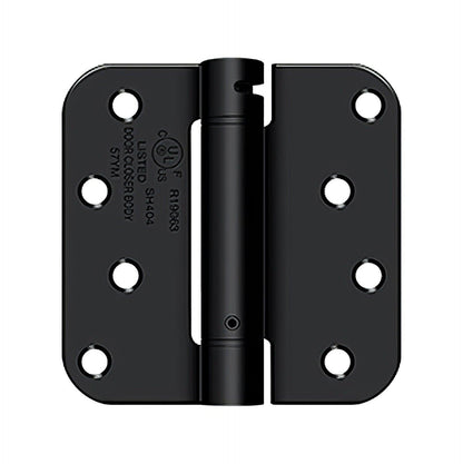 Deltana DSH4R5 4" x 4" NRP Spring Hinge with 5/8" Radius Corner - Sold Each.