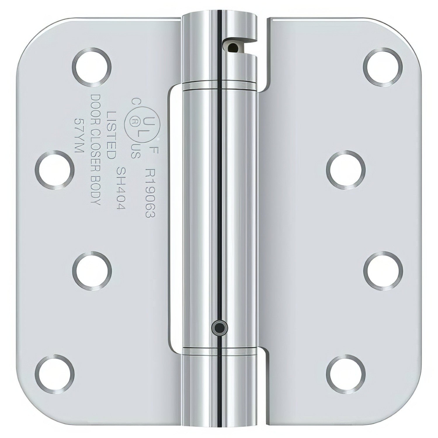 Deltana DSH4R5 4" x 4" NRP Spring Hinge with 5/8" Radius Corner - Sold Each
