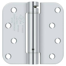 Deltana DSH4R5 4" x 4" NRP Spring Hinge with 5/8" Radius Corner - Sold Each