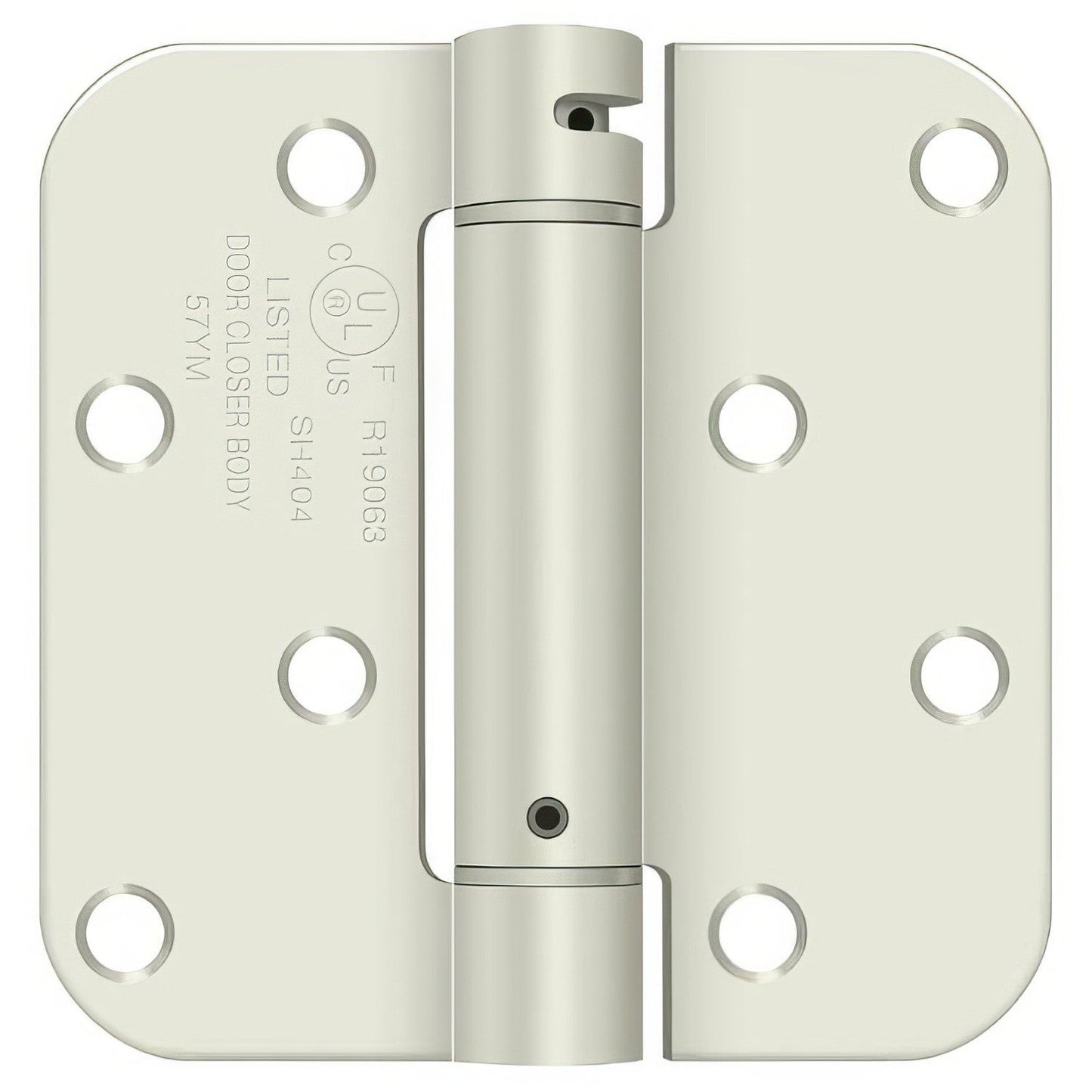 Deltana DSH4R5BM 4" x 4" NRP Spring Hinge with 5/8" Radius Corner - Sold Each