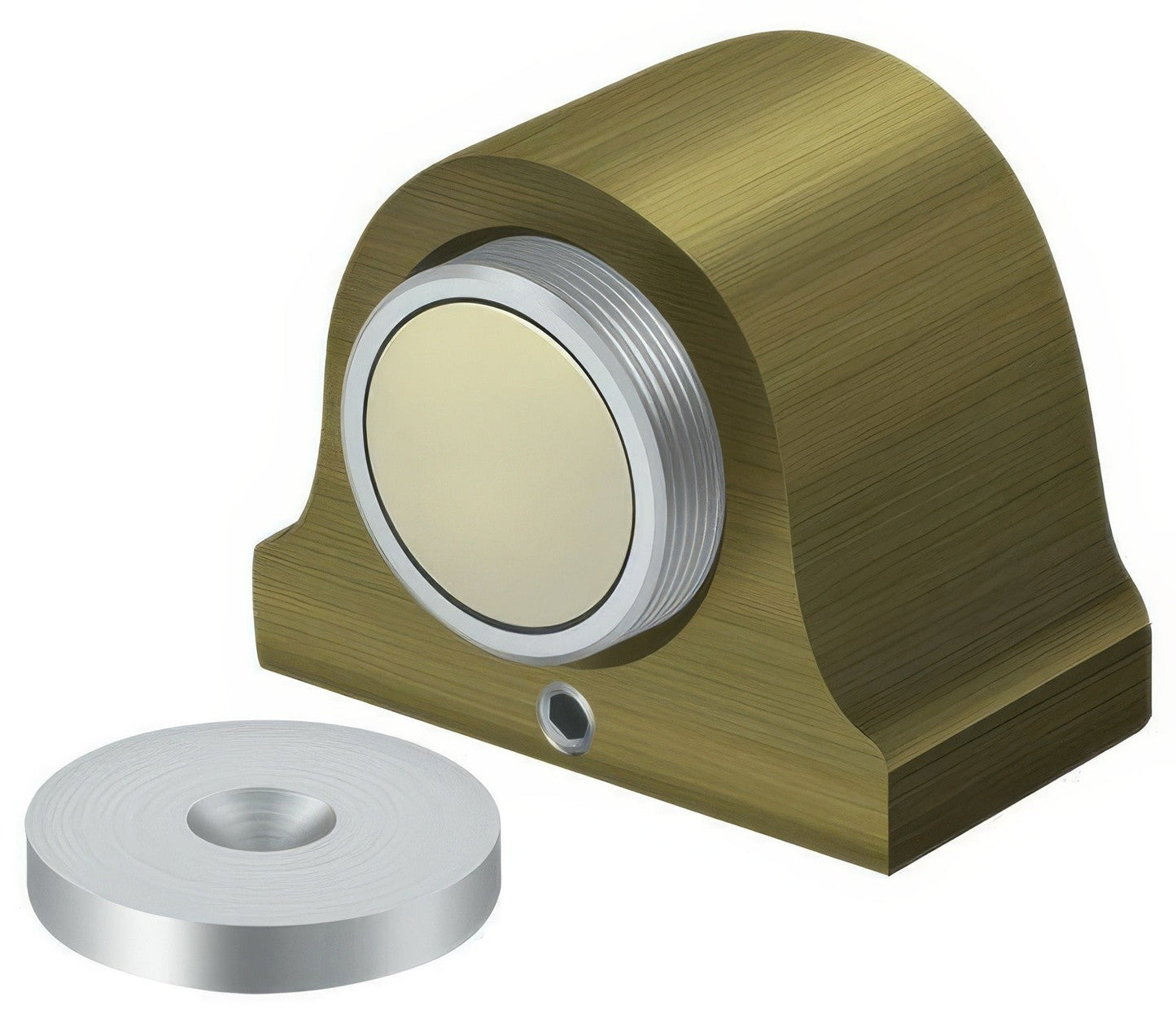 Deltana DSM125 Magnetic Dome Door Stop And Catch