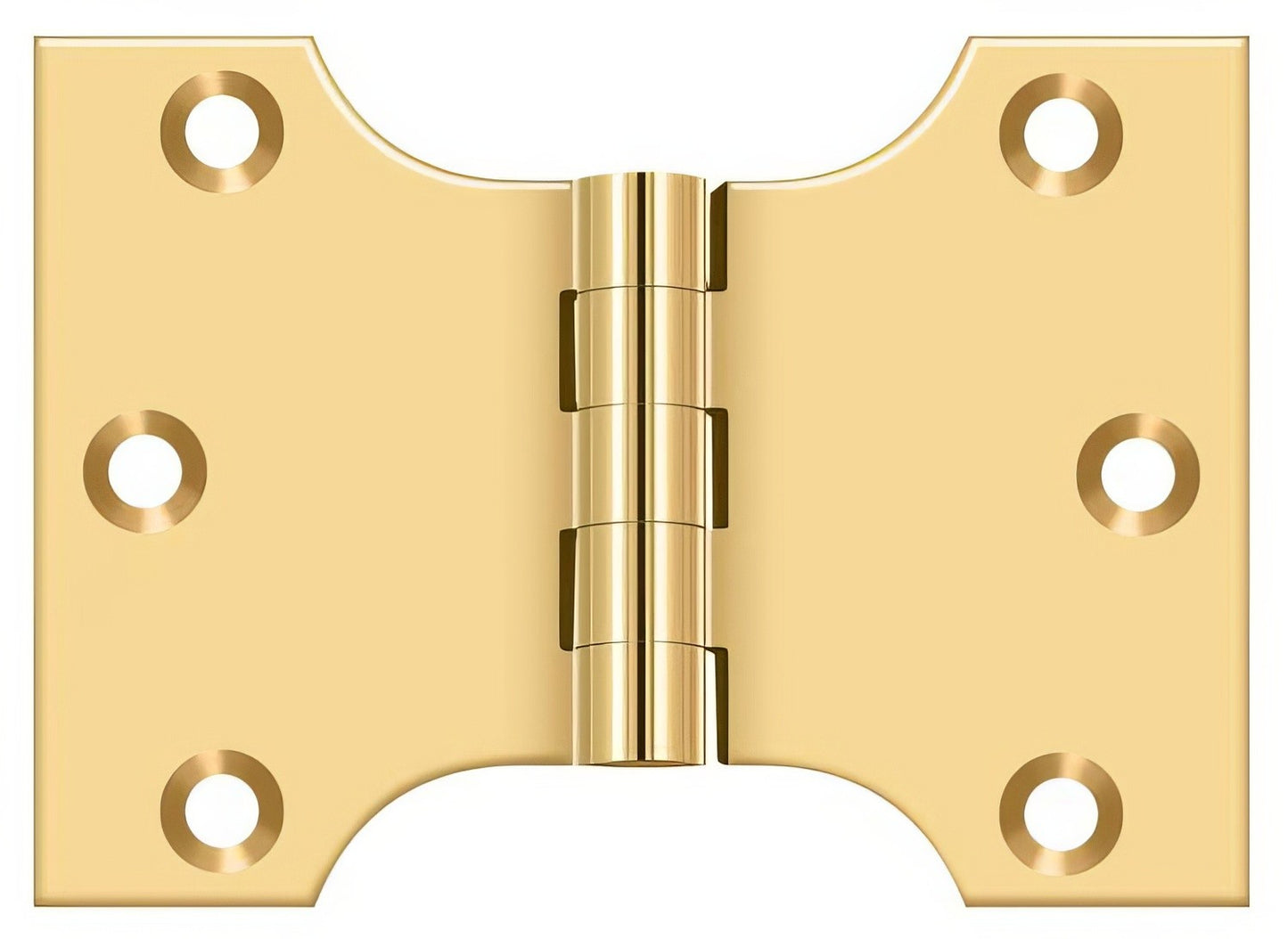 Deltana DSPA3040 3" x 4" NRP Square Corner Door Hinge