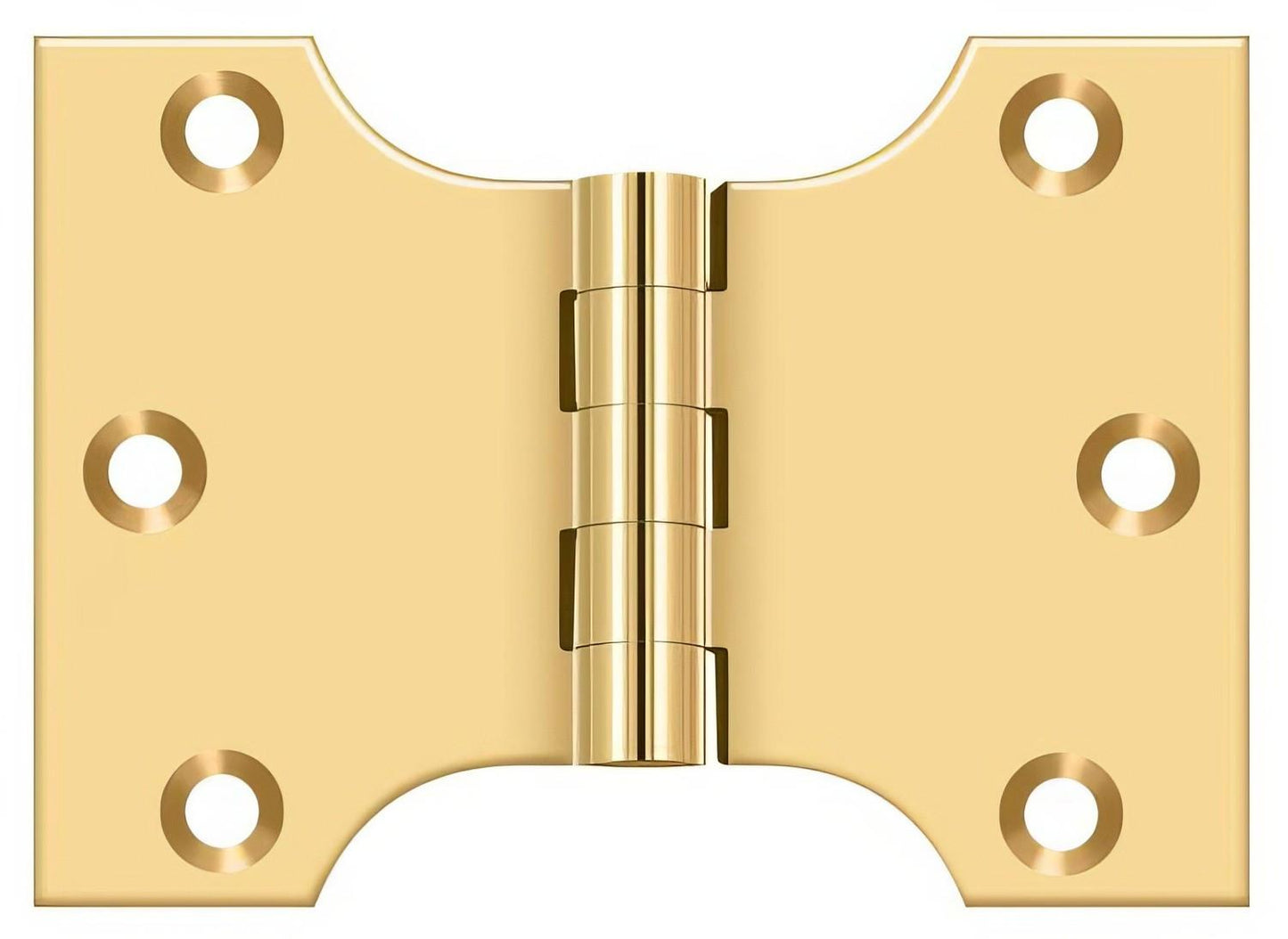 Deltana DSPA3040 3" x 4" NRP Square Corner Door Hinge.