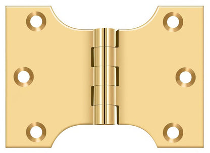 Deltana DSPA3040 3" x 4" NRP Square Corner Door Hinge.