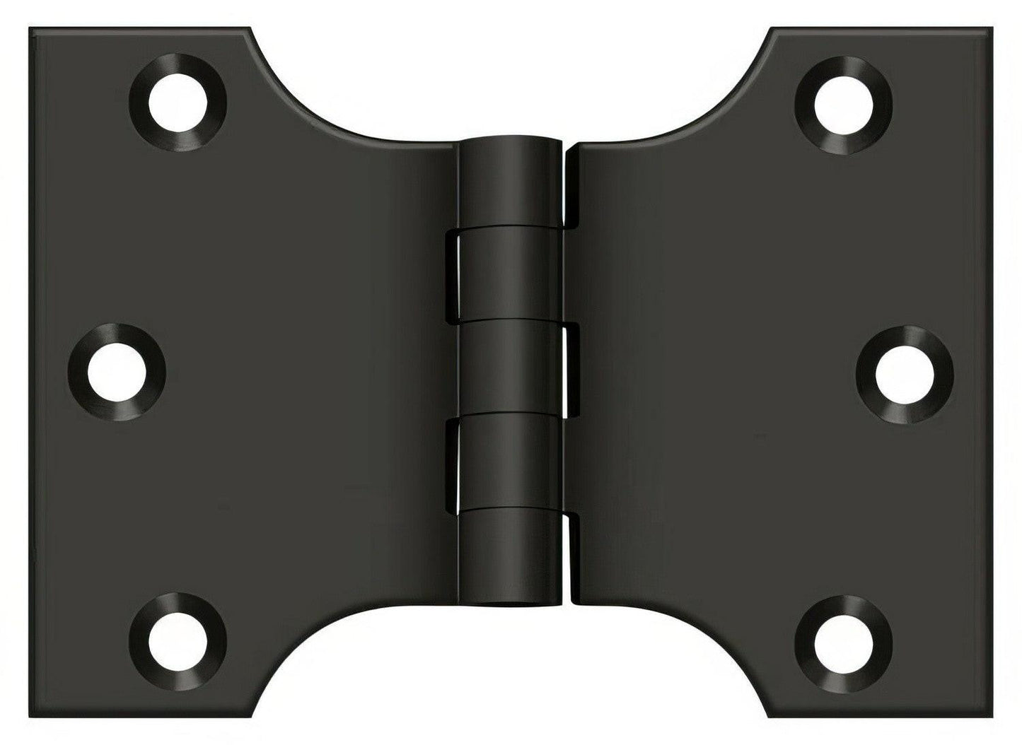 Deltana DSPA3040 3" x 4" NRP Square Corner Door Hinge.